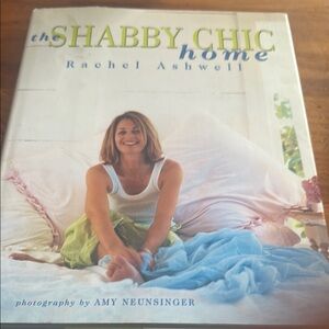 Shabby Chic White and Blue Coffee Table Book Accents